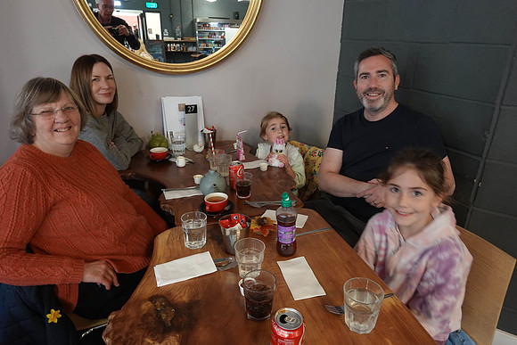 Ann, Ketie, Norah, Andrew, Margot
