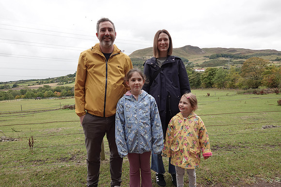 Andrew, Katie, Margot, Norah at Fairmilehead