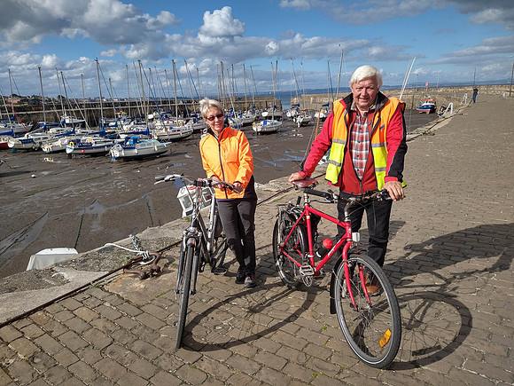 Kate and Jim at Fisherrow