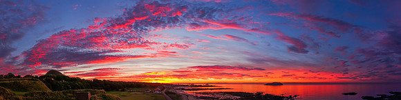 Sunset Over North Berwick