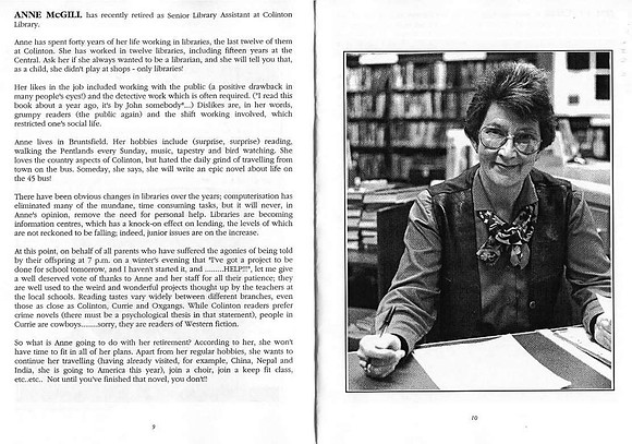 Colinton Characters Booklet (1995)