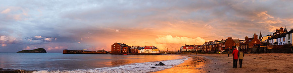 Sunset, West Bay, North Berwick