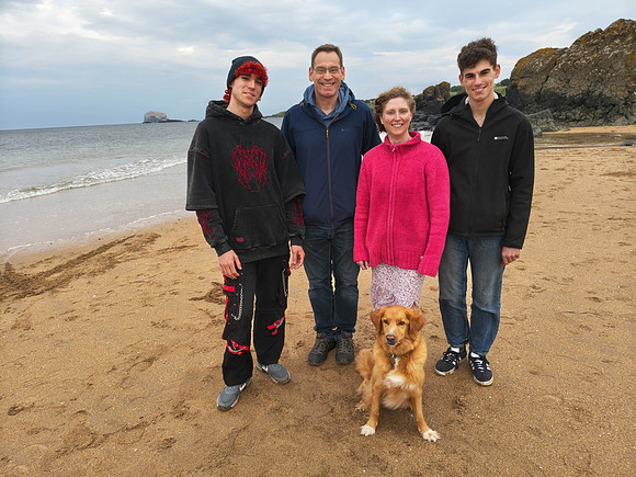 Caitlyn, Keith, Fiona and Harris, and Hector