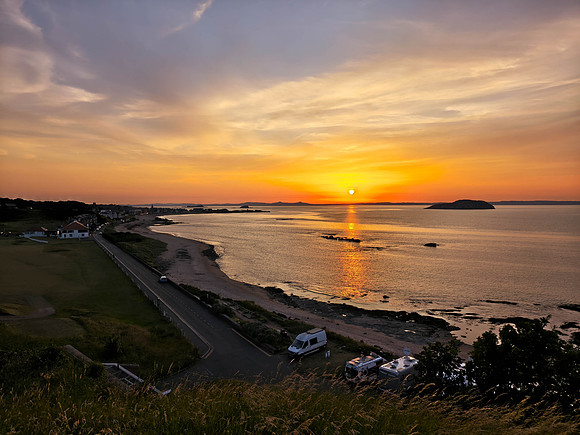 Sunset, Milsey Bay, North Berwick