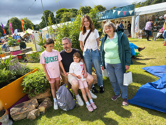 Margot, Andrew, Norah, Katie, Ann at Fringe by the Sea, North Berwick