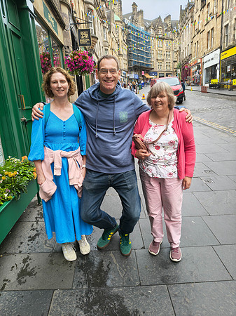 Fiona, Keith, Ann - Victoria Street, Edinburgh