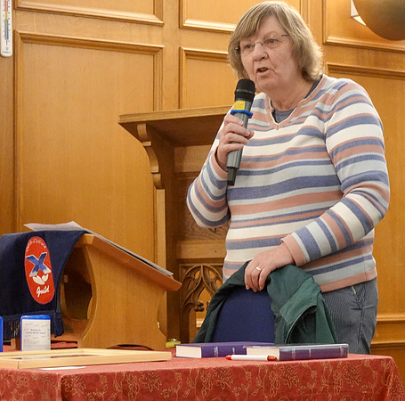 Ann leading Guild Meeting at Church