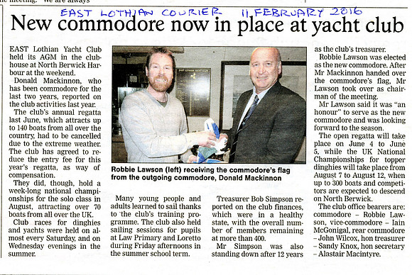 East Lothian Courier (11 February 2016)