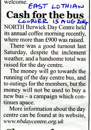 East Lothian Courier (15 August 2014)