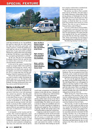 Motor Caravan Magazine(August 1998)