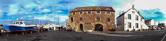 Clubhouse of East Lothian Yacht Club, the Harbour, North Berwick