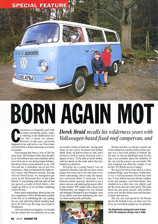 Motor Caravan Magazine(August 1998)