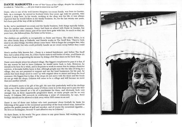 Colinton Characters Booklet (1995)