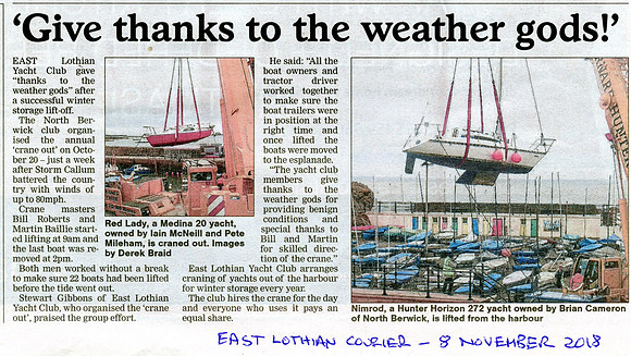 East Lothian Courier (8 November 2018)