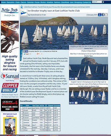 Yachts and Yachting (9 January 2015)