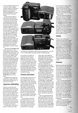 Freelance Photographer (October 2000)