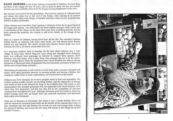 Colinton Characters Booklet (1995)