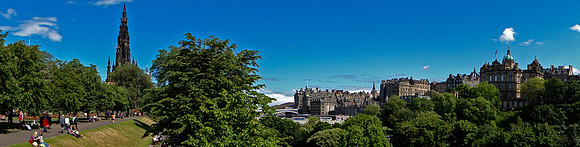 Princes Street Gardens and Scott Monument, Edinburgh