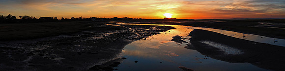 Sunset, Aberlady Bay