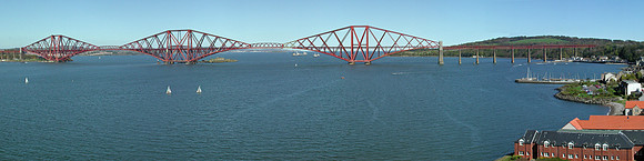 The Forth Bridge and South Queensferry