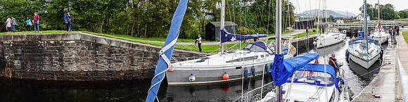 Neptune's Staircase, Caledonian Canal at Banavie.
