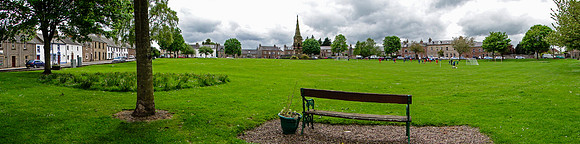 Village Green and Leyden Monument, Denholm