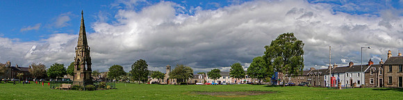 Village Green and Leyden Monument, Denholm