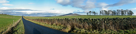 Ruberslaw from Bonchester Road, near Denholm