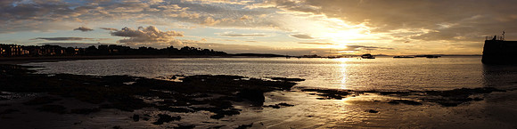 Sunset, West Bay, North Berwick
