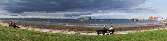 Enjoying the View, West Bay, North Berwick