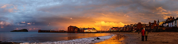 Sunset, West Bay, North Berwick