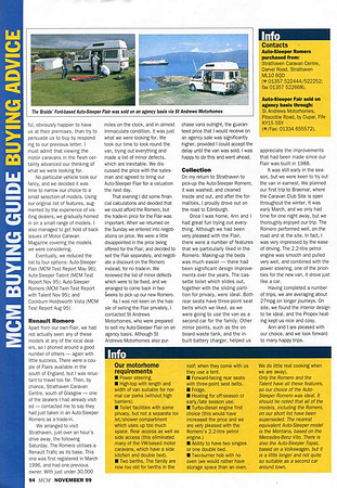 Motor Caravan Magazine (November 1999)