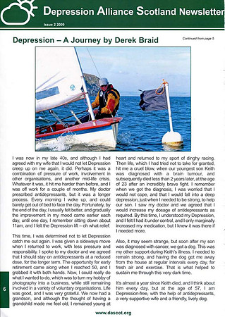 Depression Alliance Scotland Newsletter (June 2009)