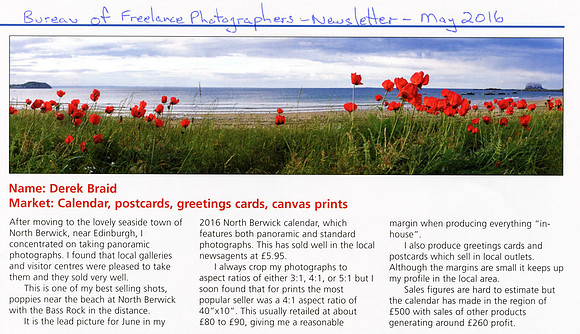 Bureau of Freelance Photographers, Newletter - May 2016