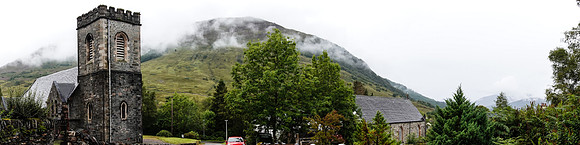 Ballachulish Church with Beinn Bhan behind