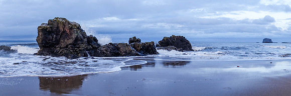 Yellow Craig and Bass Rock, North Berwick, East Lothian