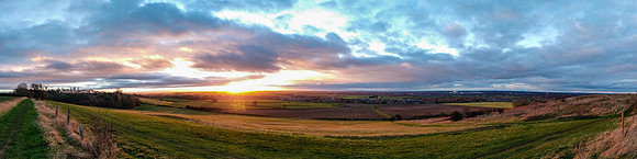 Sunset from Ridge View, near Waddington