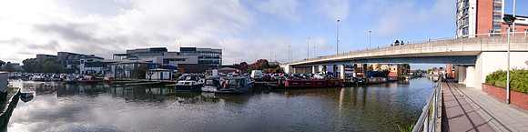 Looking over Brayford Pool to Brayford Way, Lincoln