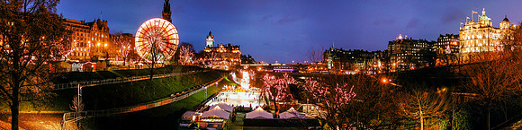PRINCES STREET GARDENS, CHRISTMAS, EDINBURGH