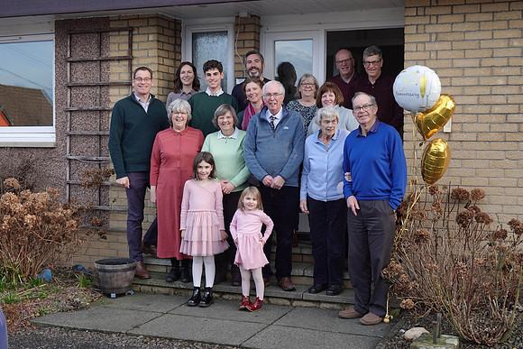 Golden Wedding gathering at Denholm