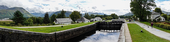 Neptune's Staircase Locks from Loch Linnhe to Caledonian Canal